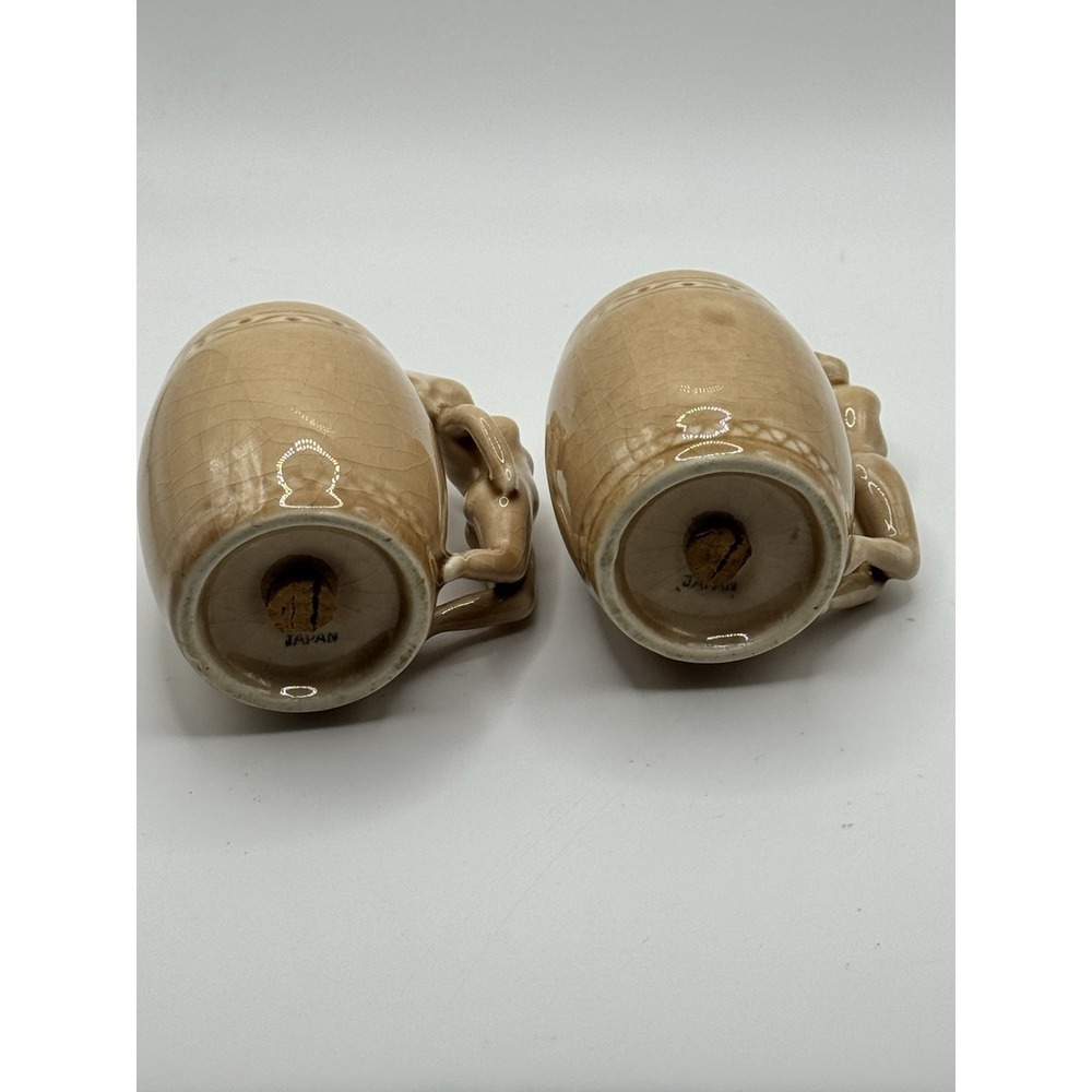 Vintage Ceramic Naked Lady on Barrel Salt & Pepper Shakers Set Of 2 - Picture 6 of 10